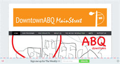 Desktop Screenshot of abqmainstreet.org